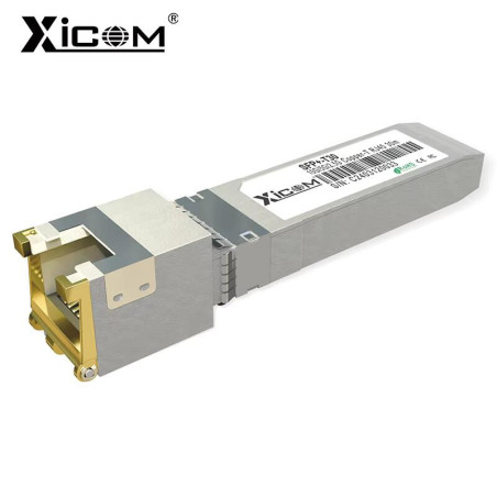 Xicom 10G RJ45 SFP Copper Module 10G/5G/2.5G RJ45 Port Transceiver 10GBase-T RJ45 Compatible with Cisco/Mikrotik Ethernet Switch