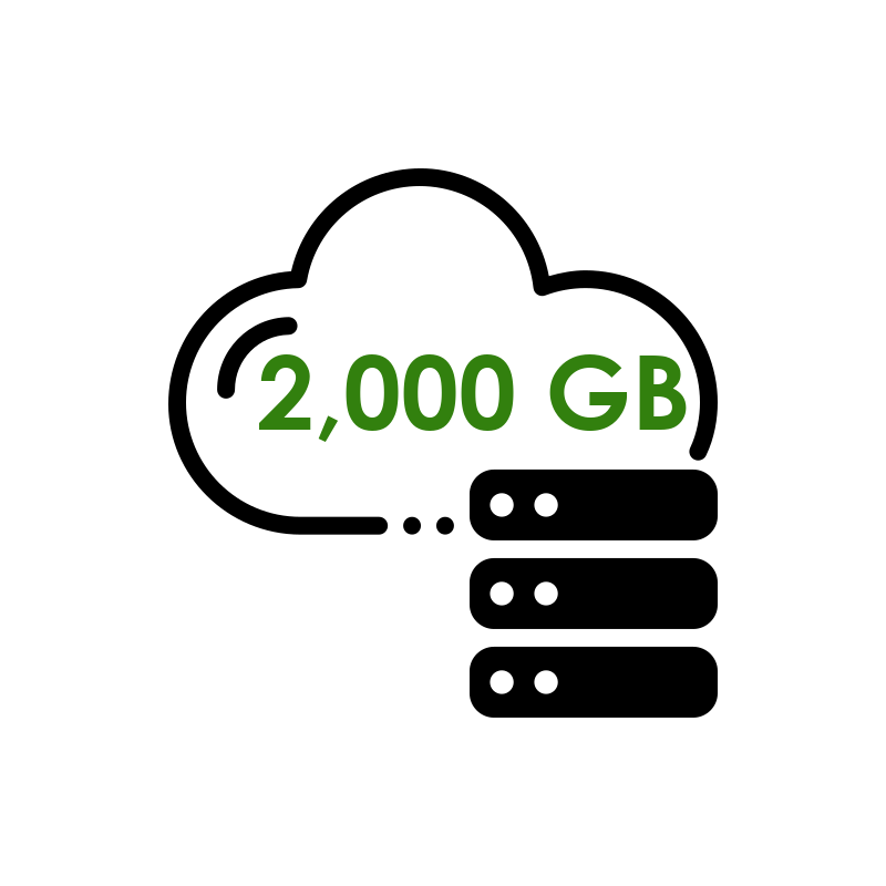 2000GB NZ Cloud Storage